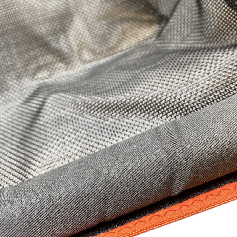 Equilibrium Field Relief Midi Fly Mask Without Ears - Black/Orange-2