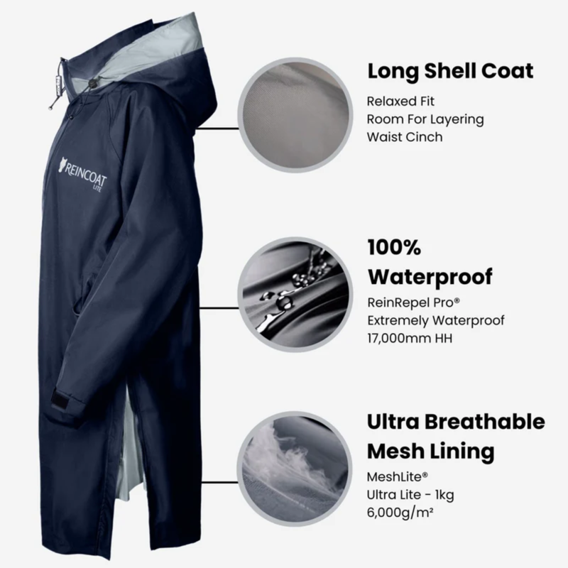 Reincoat Lite Adults - Midnight Navy-2