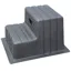 Classic Showjumps 2 Step Mounting Block - Black