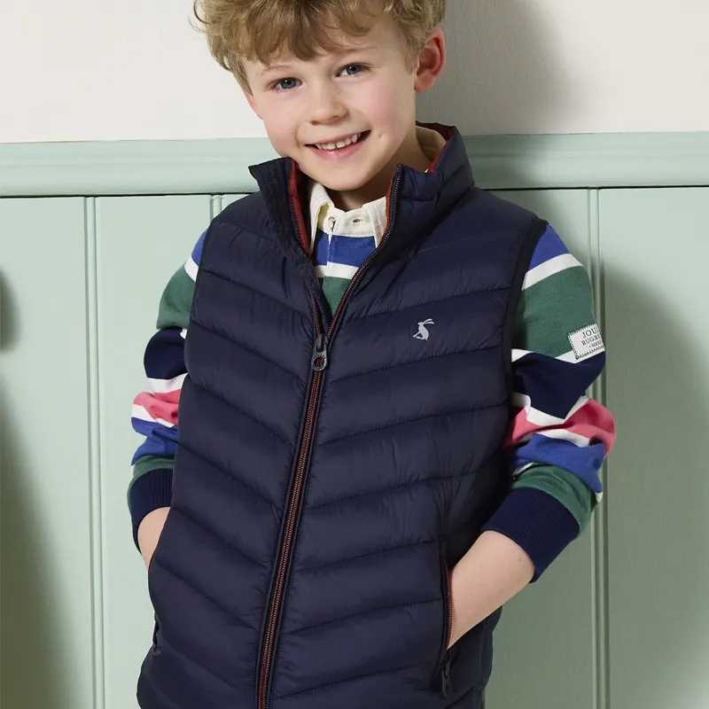 Joules Boys Crofton Gilet - Navy-4