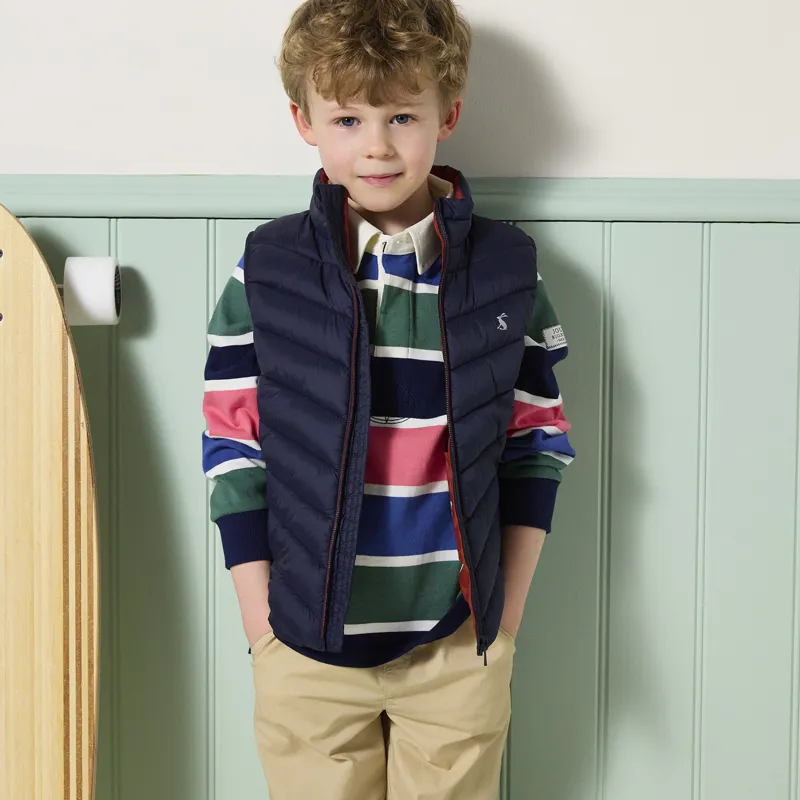 Joules Boys Crofton Gilet - Navy-5