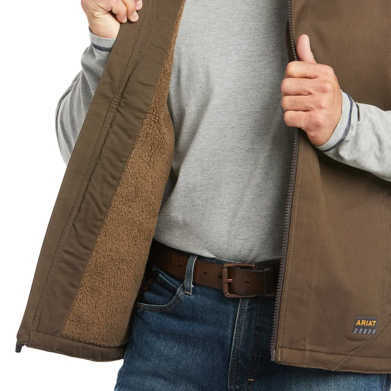 Ariat Mens Rebar Duracanvas Vest - Wren-3