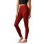 Ariat Ladies Venture Thermal Half Grip Tights - Fired Brick