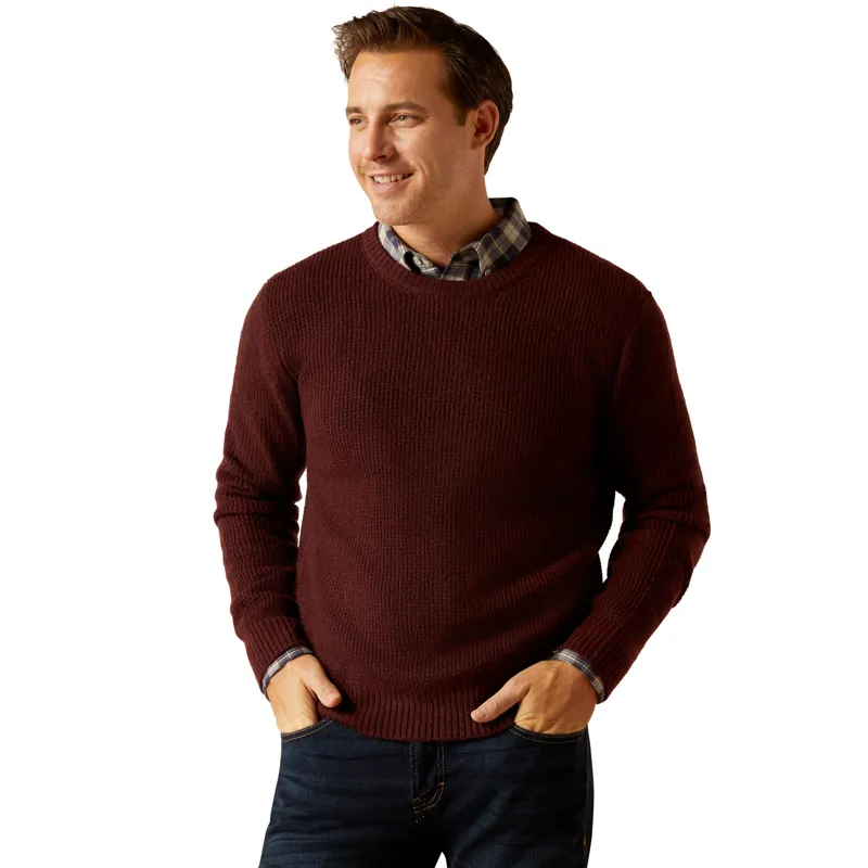 Ariat Mens Mill Valley Sweatshirt - Maroon