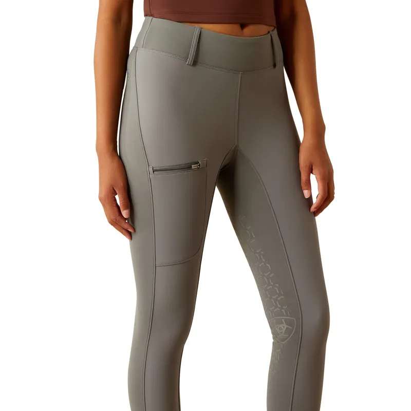 Ariat Ladies Boreas 2.0 Half Grip Tights - Quiet Shade-2