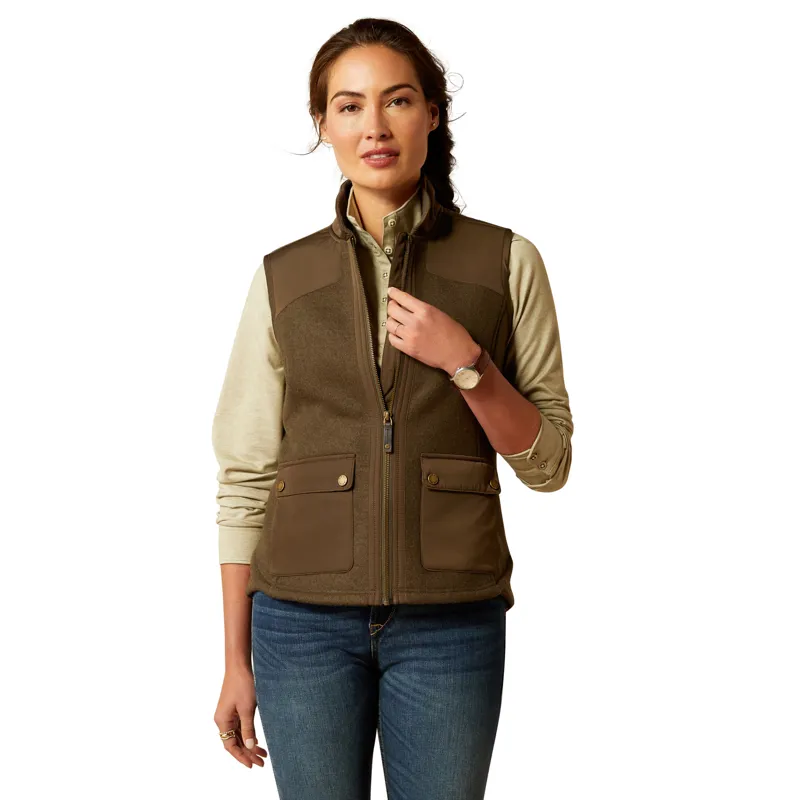 Ariat Ladies Millbrae Vest - Earth