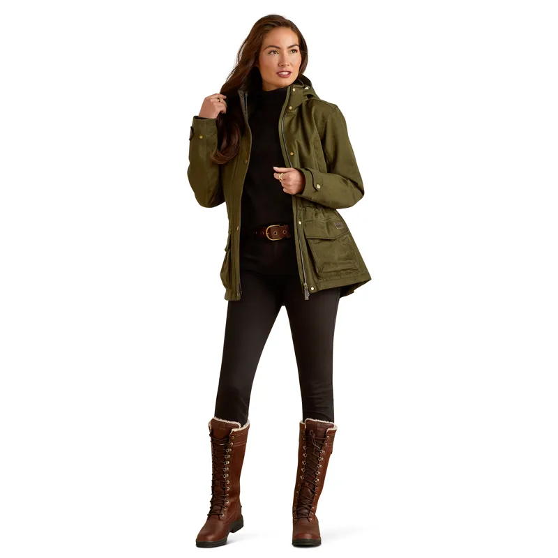 Ariat Ladies Rhodium H20 Insulated Parka - Rosin-2