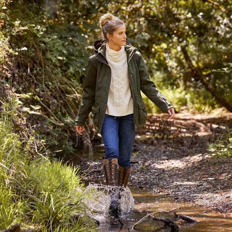 Ariat Ladies Rhodium H20 Insulated Parka - Rosin-4