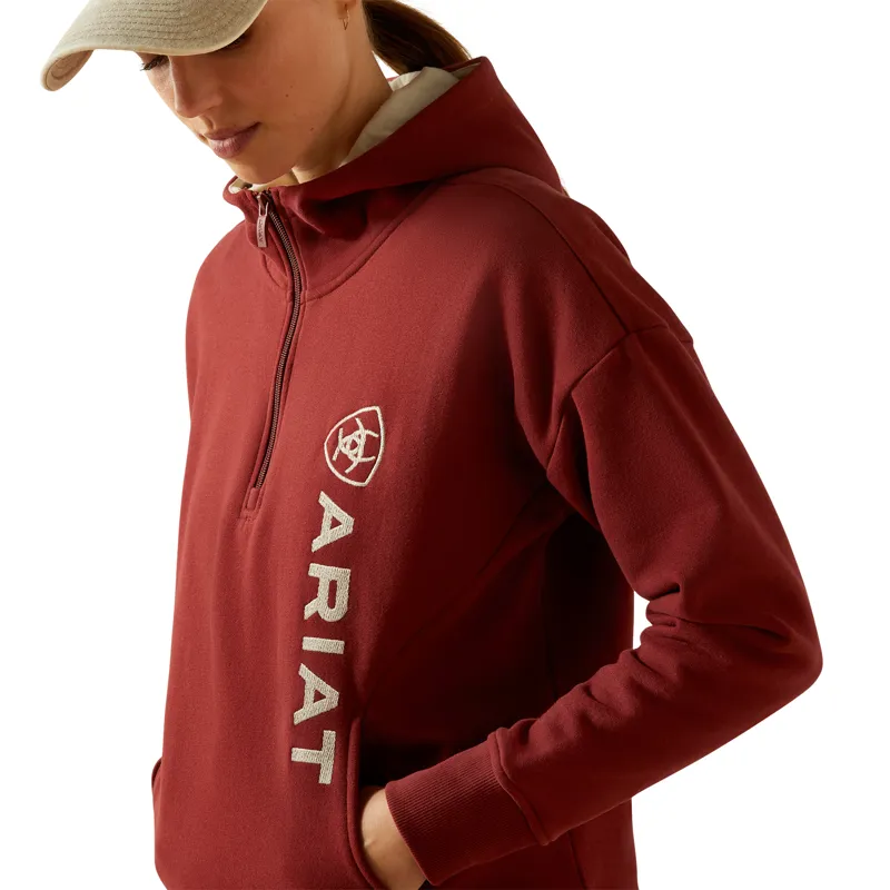 Ariat Ladies Rabere 2.0 Hoodie - Madder Brown-2