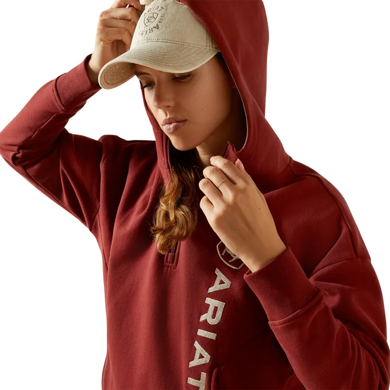 Ariat Ladies Rabere 2.0 Hoodie - Madder Brown-1