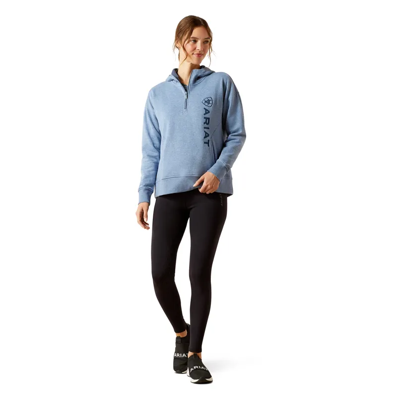 Ariat Ladies Rabere 2.0 Hoodie - China Blue Heather-4