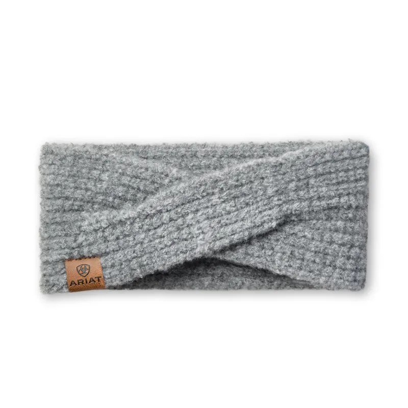 Ariat Ladies Chilton Headband - Heather Grey-1