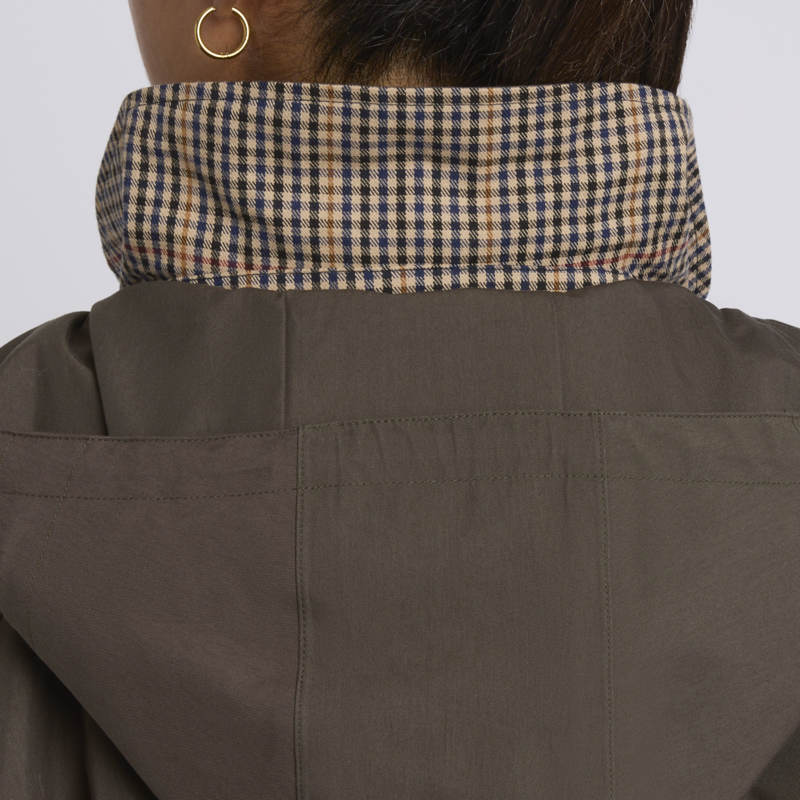 Joules Ladies Rainmore Coat - Green-3