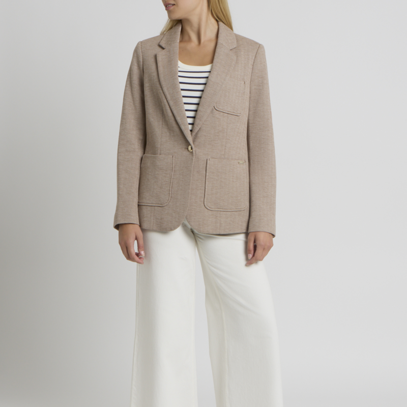 Joules Ladies Albury Jacket - Tan Brown-5