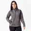 Firefoot Ladies Half Zip Top - Grey/Pink