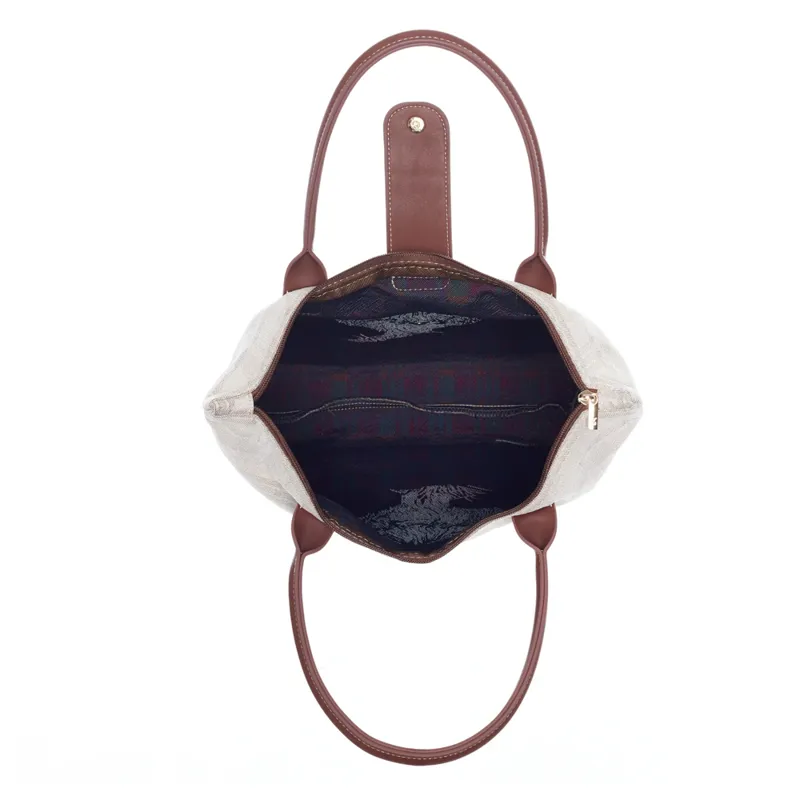 Signare Tapestry Highland Cow Folding Bag-1