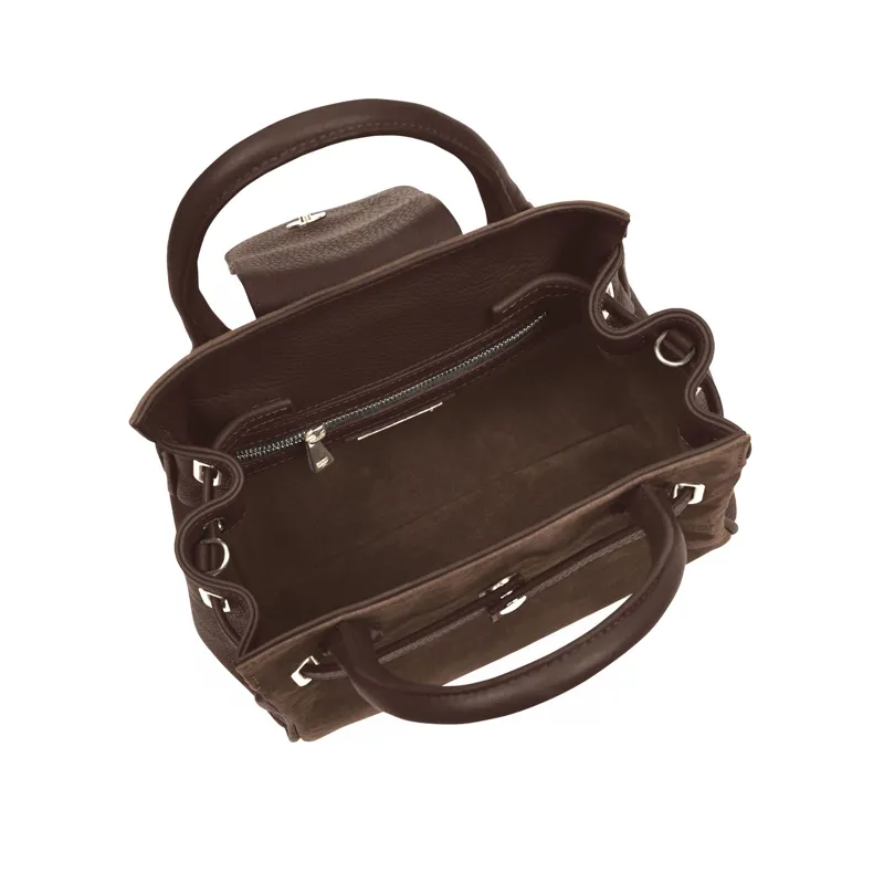 Fairfax and Favor Mini Windsor Handbag - Chocolate-2