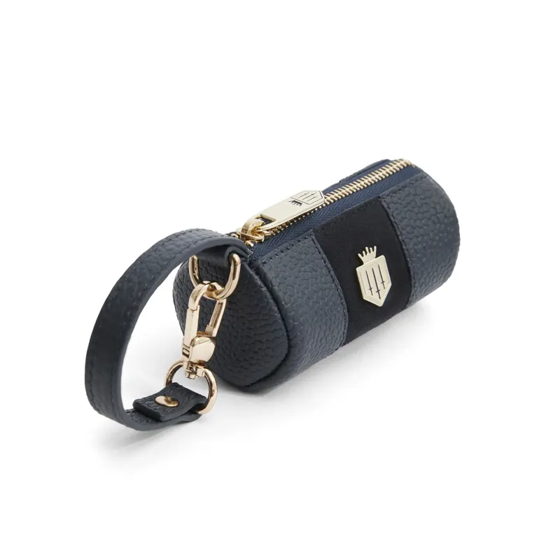 Fairfax and Favor Dog Bag Holder - Navy Scotgrain-2