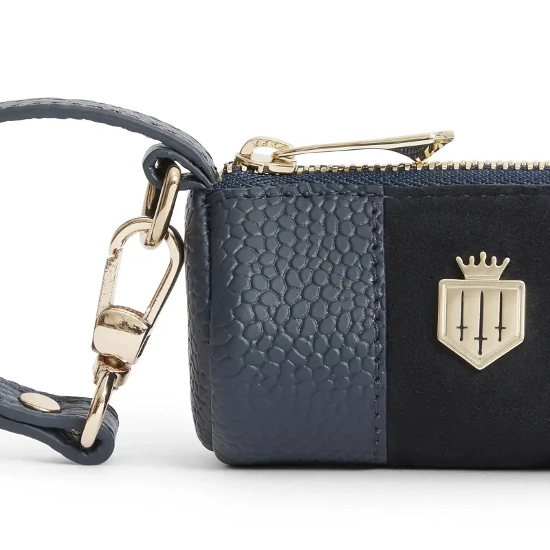 Fairfax and Favor Dog Bag Holder - Navy Scotgrain-3