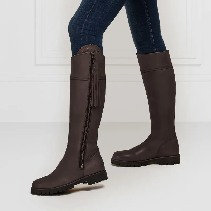 Fairfax and Favor Explorer Sporting Fit Boot - Mahogany-5