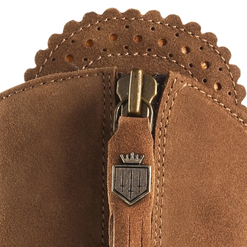 Fairfax and Favor Flat Regina Boot - Tan-3