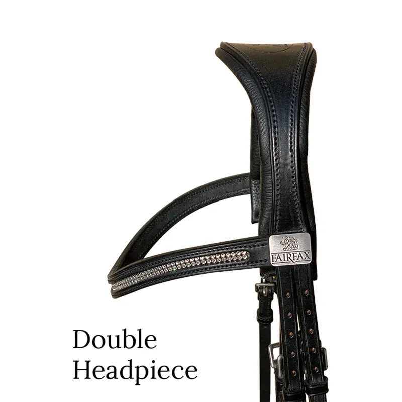 Fairfax Performance Double Headpiece - Black