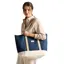 Joules Promenade Canvas Beach Bag - Navy
