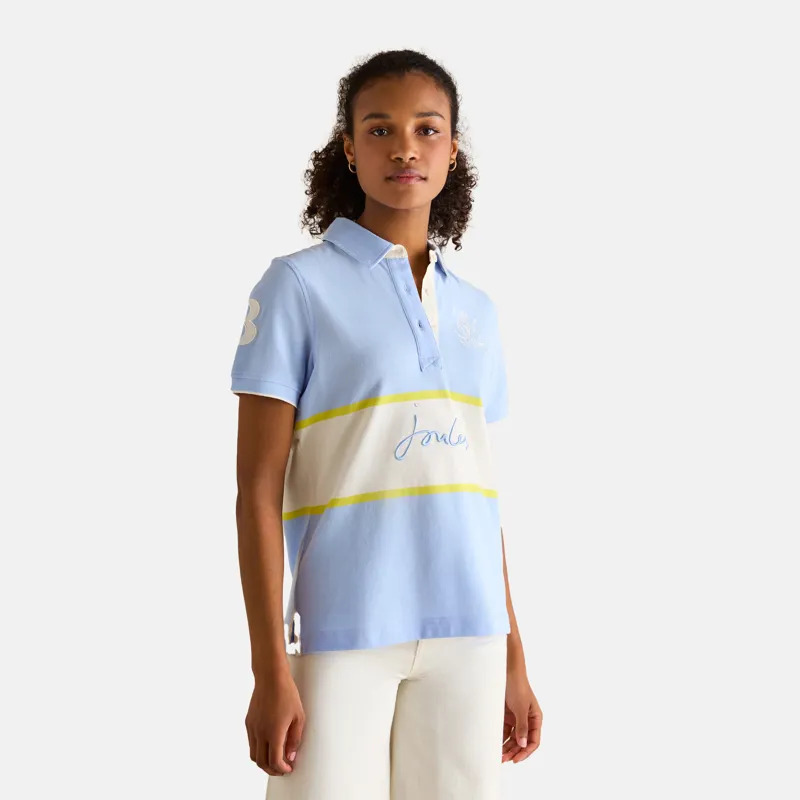 Joules Ladies Beaufort Polo Shirt - Blue