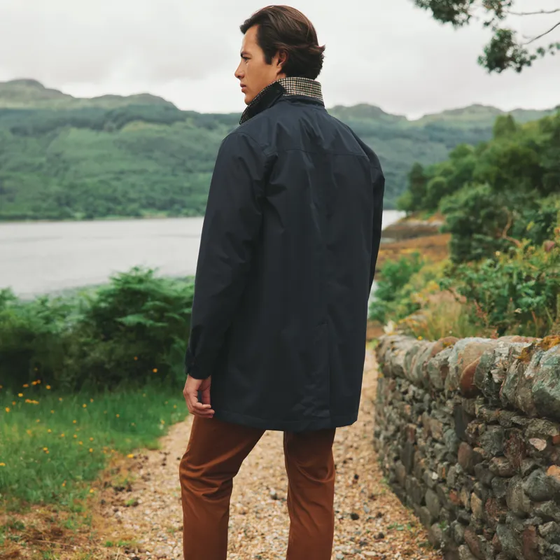 Joules Mens Sandford Waterproof Raincoat - Navy-7