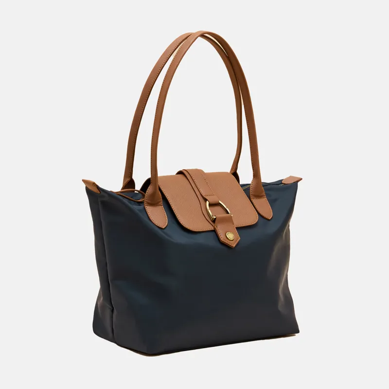 Joules Edie Quilted Tote Bag - Navy-1