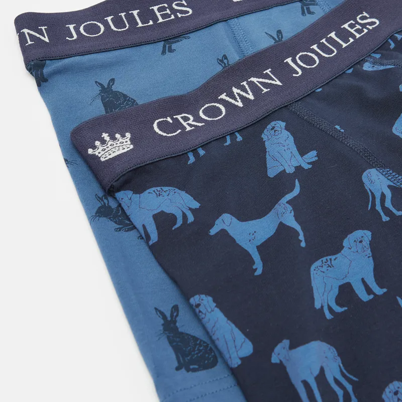 Joules Mens Crown Joules Boxers - Hare of the Dog-3