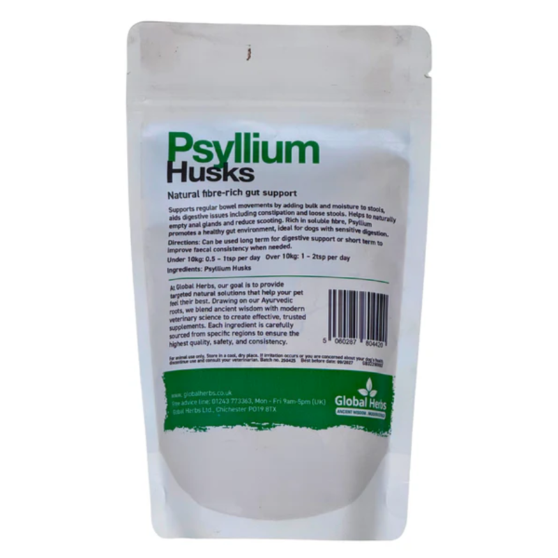Global Herbs Canine Psyllium Husks - 200g-2