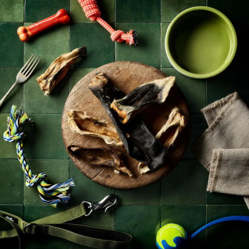 Cotswold Raw Goat Ears with Fur - 200g-1