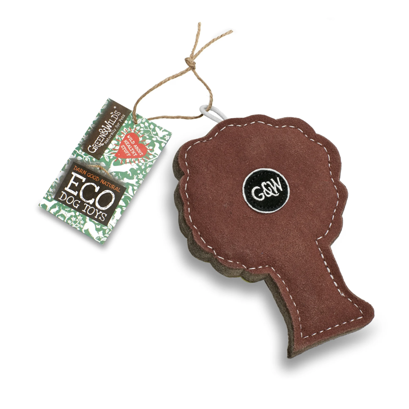 Green and Wilds Barking Up The Wrong Tree Eco Dog Toy-3