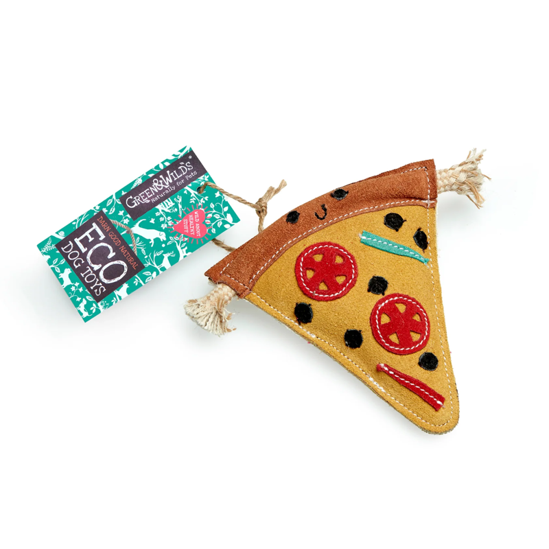 Green and Wilds Pepe Le Pizza Eco Dog Toy