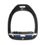 Flex-On Green Composite Inclined Ultra-Grip Stirrups - Grey/Royal