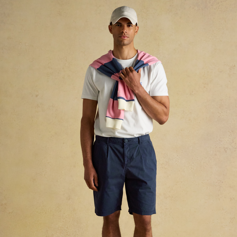 Joules Relaxed Chino Shorts - Navy-3