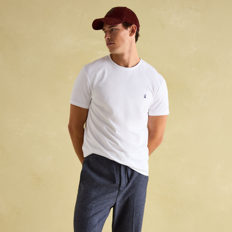 Joules Mens Everyday Tee - White-3