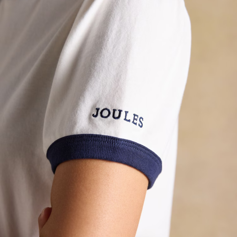 Joules Ladies Erin T-Shirt - Cream-2