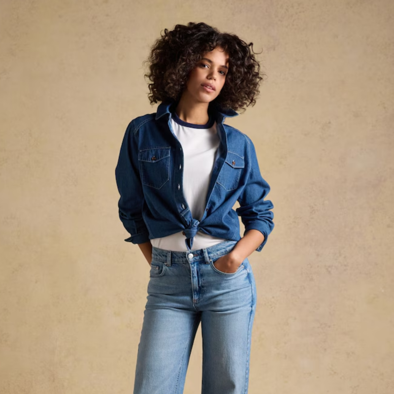 Joules Ladies Erin T-Shirt - Cream-3