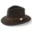 Hicks and Brown The Suffolk Fedora  - Dark Brown