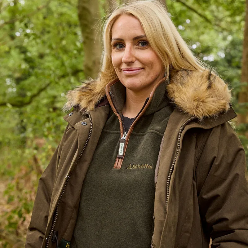 Hunter Outdoor Ladies Gamekeeper Jacket - Dark Olive-6