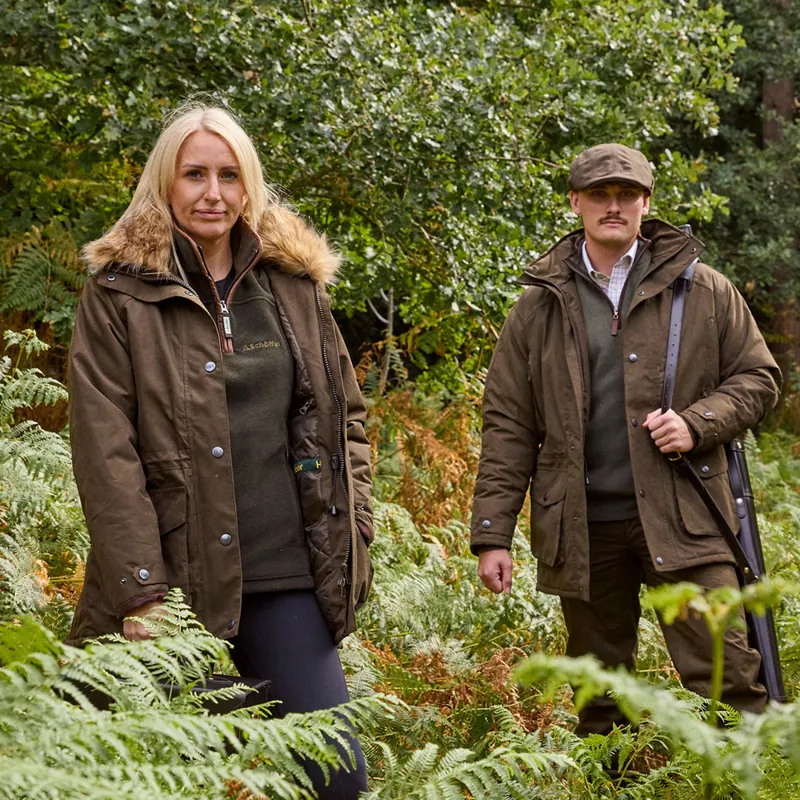 Hunter Outdoor Ladies Gamekeeper Jacket - Dark Olive-5