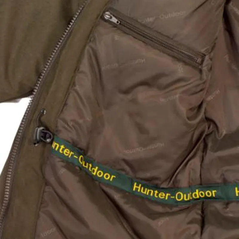Hunter Outdoor Mens Gamekeeper Jacket - Dark Olive-3