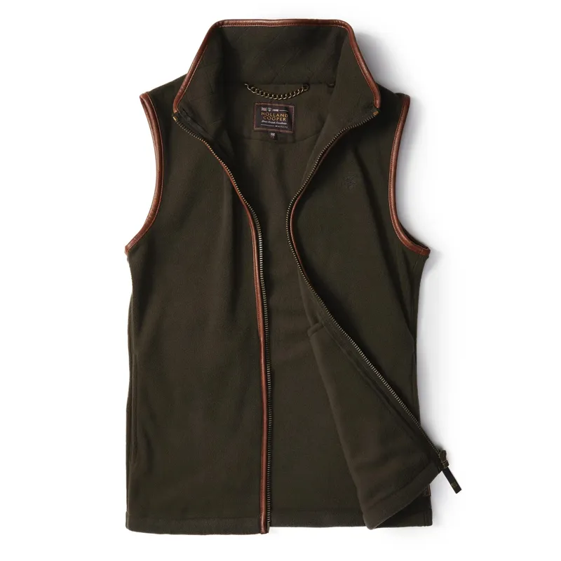 Holland Cooper Country Fleece Gilet - Khaki-3