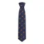 Hoggs Of Fife Boxed 100 Silk Woven Pheasants Tie - Navy