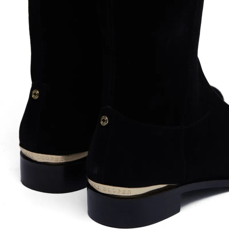 Holland Cooper Albany Knee Boot - Black Suede-4