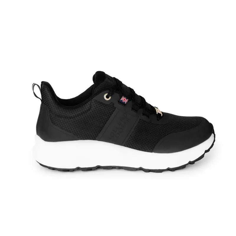Holland Cooper Burghley Waterproof Trainer - Black-1