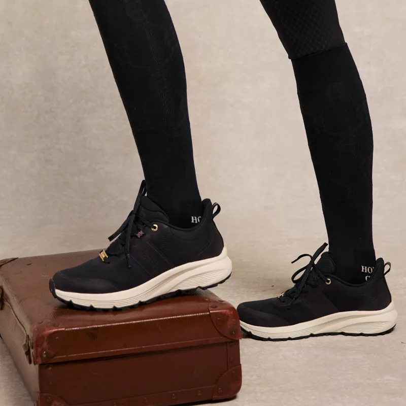 Holland Cooper Burghley Waterproof Trainer - Black-10