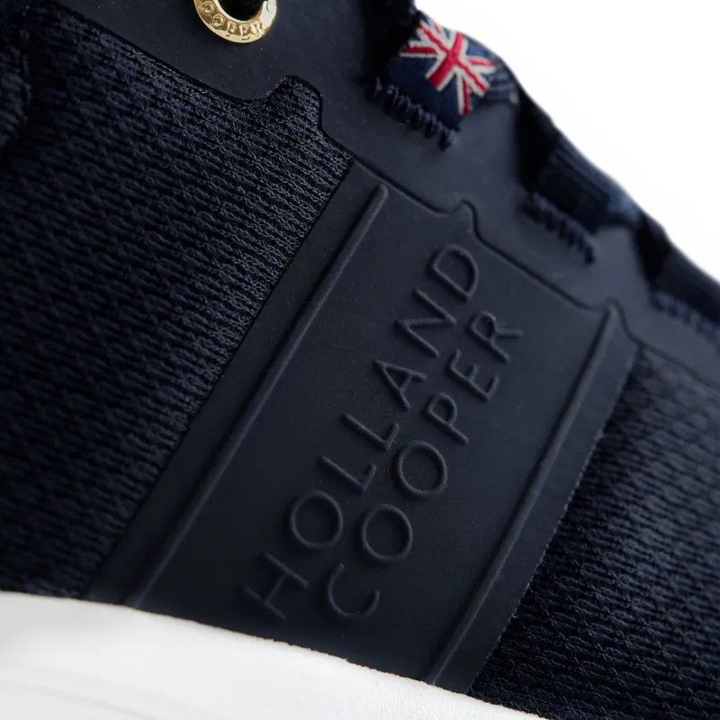 Holland Cooper Burghley Waterproof Trainer - Ink Navy-8